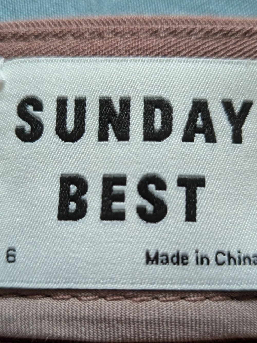 Aritzia Sunday Best Dusty Rose Top with Center Label